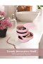 4-Layer Rotating Jewelry Organizer Small Jewelry Storage Box - Pink - 5