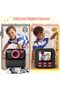 Kids Instant Print Camera Toy — 1080P Selfie Digital Camera with Instant Printing (Black) - 6