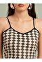 Chic Diamond Pattern Knit Crop Top and Skirt Co-Ords - 4