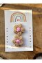Children's Baby Buckle with Knitted Flower Accessories - 2