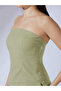 Olive Bandeau Top and Wide Leg Trousers Co-Ords - 4