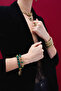 Solis Green Zircon Heart Charm Malachite Bracelet - 5