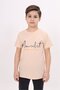 Boy's Printed Crew Neck Short Sleeve T-Shirt