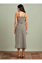 Chic Diamond Pattern Knit Crop Top and Skirt Co-Ords - 3