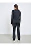 Black Fitted T-Shirt and Leggings Co-ords - 6