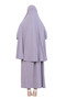 Two Piece Prayer Dress – Long Cotton Hijab Clothing Abaya & Headscarf Set - 6