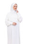 One Piece Prayer Dress Set, Viscose Soft Hijab Abaya, Comfortable Ready-To-Wear Shawl Headscarf Suit - 4