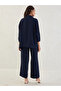 Navy Kimono Sleeve Shirt and Trousers Co-Ords - 2