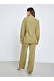 Olive Wrap Front Shirt and Trousers Co-ords - 6