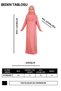 Girls' Prayer Dress – Soft Viscose Clothing Abaya & Hijab + Bag Set - 7