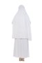 Two Piece Prayer Dress – Long Cotton Hijab Clothing Abaya & Headscarf Set - 6