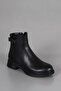 Bln Sy302 Buckle Detail Low Heel Short Boots - 3