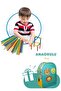 Bamboo Sticks Intelligence Imagination and Strength Educational Colorful 300 Pieces Children Skill Development Game Beside Bag