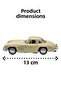 Classic Metal Pull Back Toy Model Car Mercedes-Benz 300Sl – Opening Seagull Wing Doors (Beige) - 2