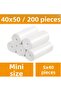 40 Rolls of 5 Garbage Bags Mini Size Small 40X50 Garbage Bags (200 Pieces)