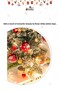 Christmas Tree Ornament Balls Set of 36 – Red Gold Multicolor Durable Christmas Decorations - 4