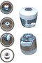 New 22mm Faucet Aerator Bubbler Sprayer Water Saving Tap Filter Two Modes White - 4