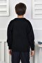 8-9-10-11-12 Years Old Dark Blue Buttoned Knitwear School Children's Cardigan - 8