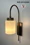 Tiny White Glass Sconce Wall Lamp Modern Hotel Cafe Vintage Living Room Bedroom Staircase Retro - 7