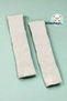 Natural Wool Corded Winter Black Women's Knee Pad Thick Leggings Footless Yoga over Knee Socks - 4
