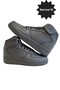 Unisex Women-Men Leather High Top Sports Shoes Basketball Shoes Sneaker - 2
