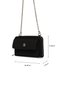 Women's Black Messenger Bag Us25255 - 9