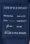 Oversize Knitted Sweatshirt with Indigo Embroidery Detail TBBAW24AO00018 - 7