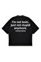 Unisex Oversize Im Not Toxic Printed Boxy Fit Thick Fabric (240Gsm) T-Shirt - 2