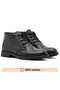 Genuine Leather Black Zippered Comfortable Fit Winter Boots 36-47 - 2