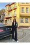 Women's Striped Piped Blazer Jacket and Trousers Set