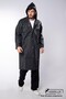 Women's Men's Raincoat Hooded Snap Fastener Eva Black Raincoat M21mrc881r03 - 6