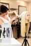 Platinum Color Hairdresser Training Mannequin Pupet Hair - 5