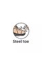 100% Genuine Leather Steel Toe Construction, Lace-Up, Garden Daily Use Shoes - 2