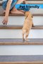 Halifleks Adhesive Base Stair Tread Mat Rip Carpet with Anti-Slip Base - Gray - 7
