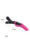 2-Piece Professional Alligator Hair Clip Pink Color - Dragon Hairdresser Hair Clip Makeup Blow Wave Hair Holder - 5