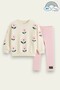 Floral Patterned Two-Thread Girls' Sets
