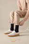 Set of 5 Black Color Men's Thick Winter Socks (Heat-Absorbing) - 2