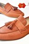 Women's Tassel Detailed Genuine Leather Loafer - 3