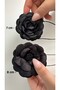 Lace-Up Fabric Flower Choker Necklace Rose Necklace - 3