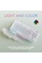 G Aurora G713 Wired Tactile English Q Gaming Keyboard - White - 4