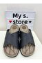 Large Size Soft Leather Orthopedic And Lightweight Sole Cross Men's Slippers - 6