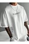 Men's White the Boston Printed Crew Neck Oversize T-Shirt