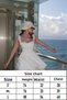 Women's White Strappy Lace Detail Dress 1041-2293 - 9