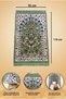 Velvet Ravza Patterned Prayer Rug - 6