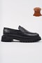 Paradise Genuine Leather Thick Sole Daily Casual Loafers Women's Loafer Shoes - 8