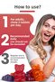 Hair & Skin Vitamin - Biotin, Hyaluronic Acid, Glutathione, Resveratrol Vegan Gummy (90 Day) - 7