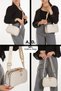 Women's Clover Detail Crisscross Straps Shoulder Bag - 3