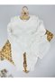 Eyelet Embroidery Lora Hat Newborn Baby Hospital Discharge Mevlid Set - 3