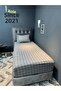 Single Cotton Fitted Sheet Set Smoked Square 100x200 - 2