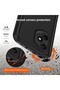 Honor 400 5g Case Soft Textured Shock-Absorbing Black Silicone Cover with Camera Protection - 6